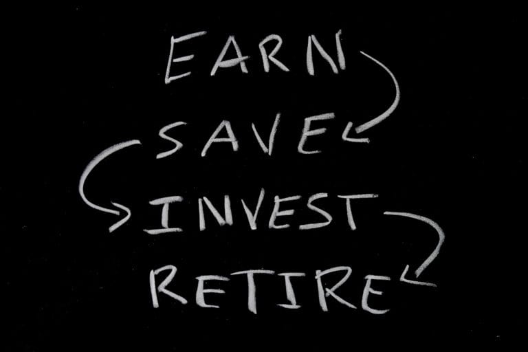Earn save invest retire